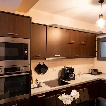 아파트 Meteora 360 By Meteora Residencies 칼람파카